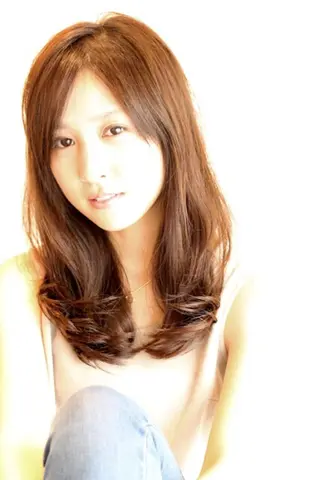 セミロング ロング カラー BANDE 水崎 悟のヘアスタイル