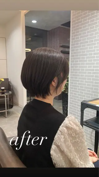 ショート カラー ぱく みやんのヘアスタイル