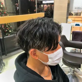パーマ メンズ メンズ特化 古賀陸斗のヘアスタイル
