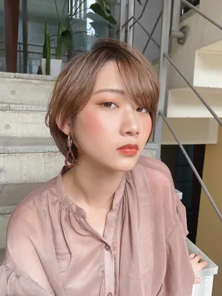 ショート 🌟モテ髪ショート 🌟店長 津賀涼のヘアスタイル