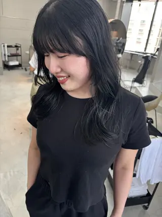 ミディアム kurune fuyuのヘアスタイル