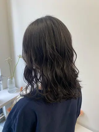 ミディアム カラー NIKO/名古屋/ 髪質改善/艶髪のヘアスタイル