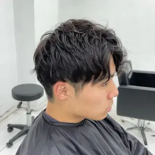 ショート パーマ メンズ 【柏メンズパーマ職人 】店長　KAZUMAのヘアスタイル