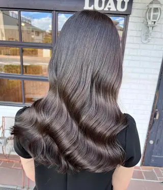 セミロング 髪質改善と艶カラー 💎坂田 裕紀のヘアスタイル