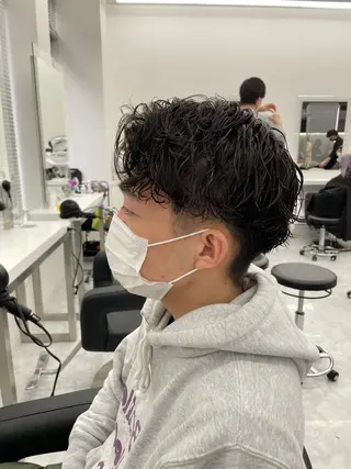 ショート カラー パーマ メンズ 🔷横浜/メンズ TAKUMI🔷のヘアスタイル