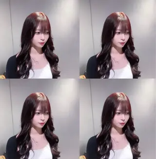 ロング カラー 透明感×髪質改善× エクステそうまのヘアスタイル