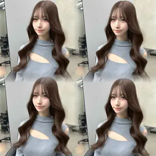 ミディアム 韓国/ワンホンヘア 髪質改善/MaCoのヘアスタイル