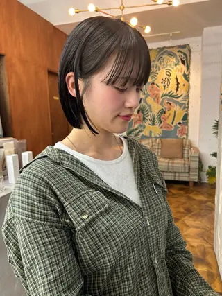 ミディアム ハシモトタケル🌿 ボブ/レイヤーカットのヘアスタイル