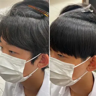 ショート パーマ メンズ 【メンズ縮毛矯正】 田中秀斗のヘアスタイル