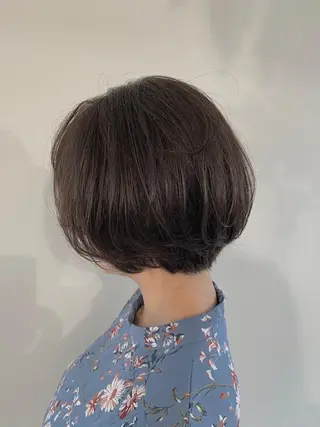 ショート カラー パーマ ヘアアレンジ 加藤 綾華のヘアスタイル