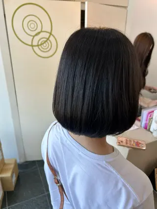 ミディアム 髪質改善⭐️縮毛 🫧内藤紅葉のヘアスタイル
