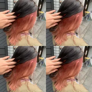 ミディアム ✨縮毛矯正✖︎顔周り レイヤー✨ナカムラのヘアスタイル