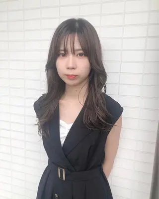 ロング 菊池 幹のヘアスタイル