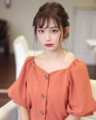 ロング ヘアアレンジ 成松 勇治のヘアスタイル