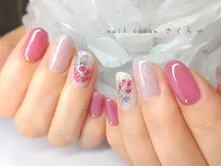 ネイル さくらや❤ パラジェル使用のネイルデザイン