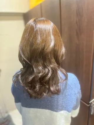 セミロング カラー 🐈‍⬛多系統🕶 tsubura🖤のヘアスタイル