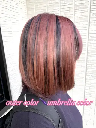 ミディアム カラー Ｋ△Ｎ△♡かな ヘア&まつげのマツエク・マツパデザイン