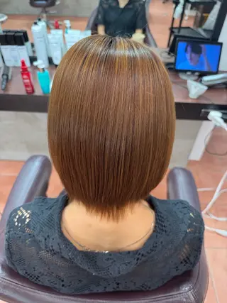 ミディアム パーマ 美髪透明感✨🫧三澤 廉 M.SLASHのヘアスタイル