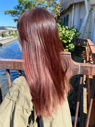 ロング カラー 🍏すがの みき🍏のヘアスタイル