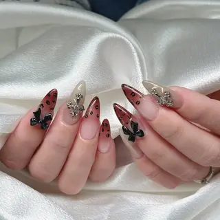 ネイル チップ長さ出し 専門店のネイルデザイン