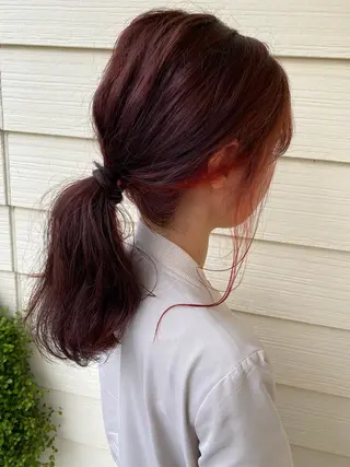 カラー 村岡 未悠のヘアスタイル