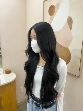 カラー 君島 花楓のヘアスタイル