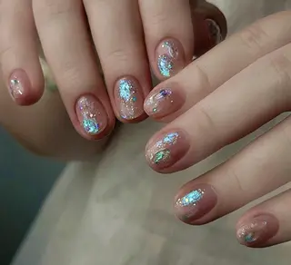 ネイル By moonネイル 🌷ワンホン/韓国風のネイルデザイン