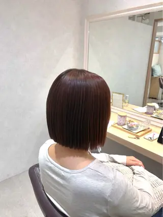 ミディアム Mao 🎀bob Oliveカラー🌿のヘアスタイル