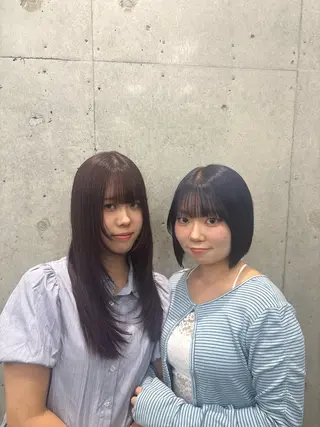 セミロング 🛼ヘアメイクボブ 🍭yui :)のヘアスタイル