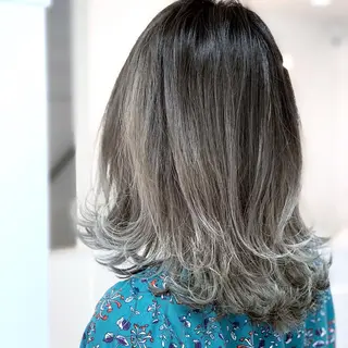 ミディアム カラー 🍀ナガヤマ ヒデアキ🍀のヘアスタイル