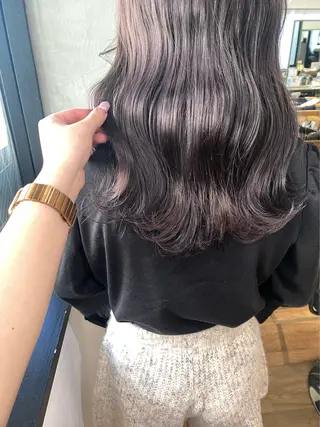 ロング カラー otoha✳︎ くすみ艶カラーのヘアスタイル