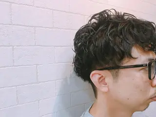 ショート パーマ メンズ cadeau 前谷のヘアスタイル