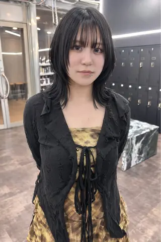 ミディアム GARTE所属・ゲンキ /ウルフカットのヘアスタイル