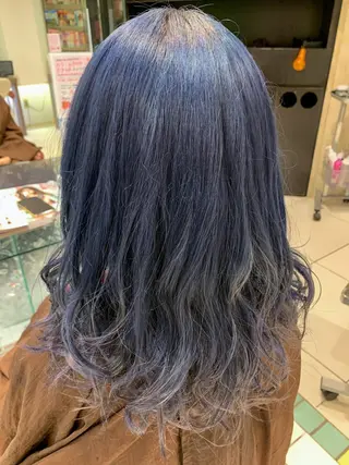 ミディアム カラー ヘアアレンジ 【艶カラー】石山拓人 /ブリーチのヘアスタイル