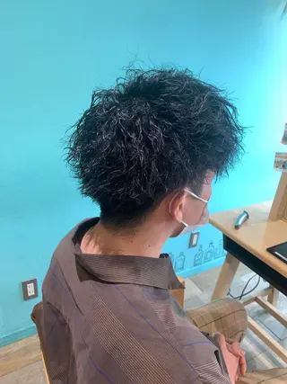 パーマ メンズ メンズパーマ&メンズ 縮毛矯正/平野/渋谷のヘアスタイル