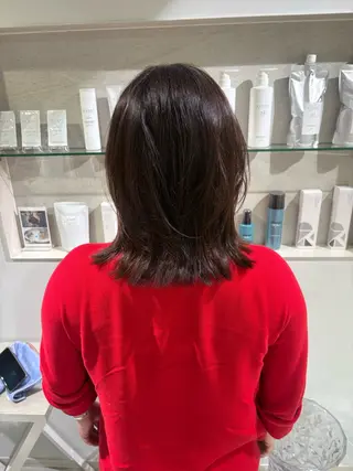 ミディアム 【似合わせボブ】 ／ おおの かい🫟のヘアスタイル