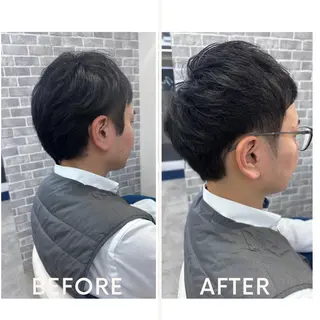 メンズ Noyヨシモト ヒロトのヘアスタイル