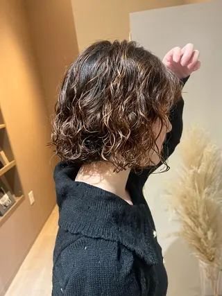 ミディアム ramphy 加藤 美羽のヘアスタイル
