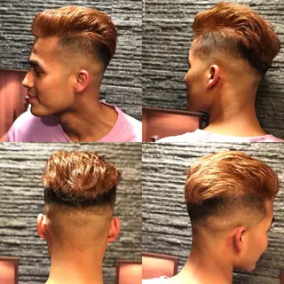 ショート カラー ヘアアレンジ メンズ 萩原 勇樹のヘアスタイル