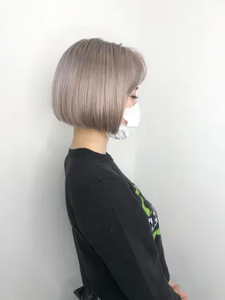 ショート ☕️ベージュカラー 内藤光哉☕️のヘアスタイル