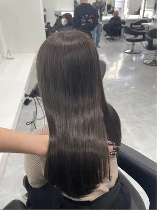ロング カラー 🧁透明感×モテ💞 WカラーNanamiのヘアスタイル