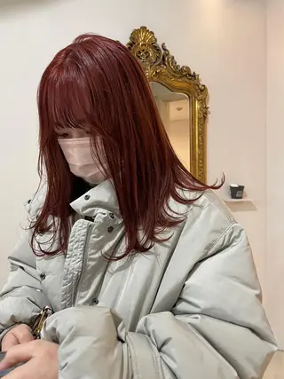 セミロング カラー 【透明感カラー】💠 TETSUのヘアスタイル