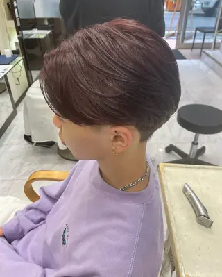 ショート カラー メンズ 🌻メンズカット 落合諒🌻のヘアスタイル
