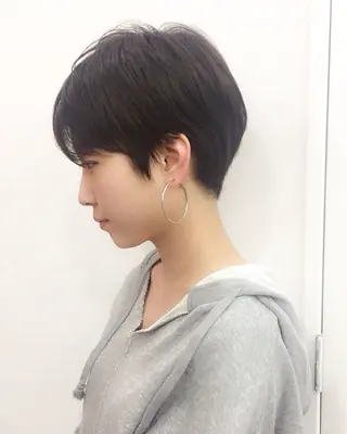 ショート カラー 表参道🌿赤み消し カラー/チナツのヘアスタイル