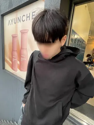 メンズ 韓国タッセルカット レイヤーカットのヘアスタイル