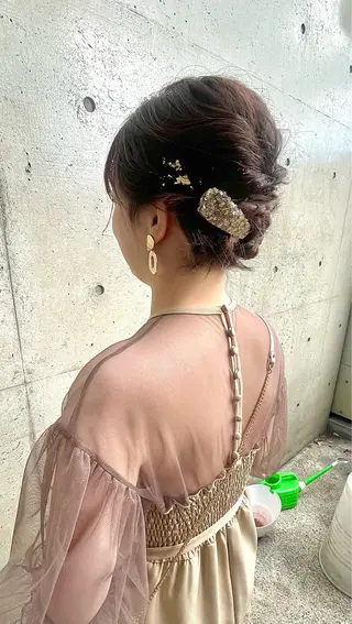 ショート ヘアアレンジ 日高 香織のヘアスタイル