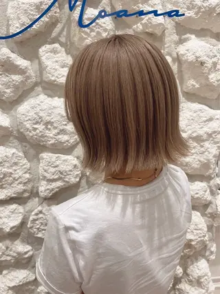ミディアム カラー ヘアアレンジ Yuzuha .のヘアスタイル