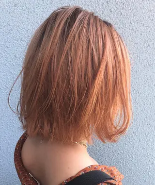 ミディアム カラー Pia ツボイ ケイタのヘアスタイル