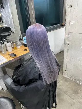 ロング カラー ハイトーン 横浜💞ミオのヘアスタイル