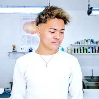 パーマ メンズ 鈴木 七海のヘアスタイル